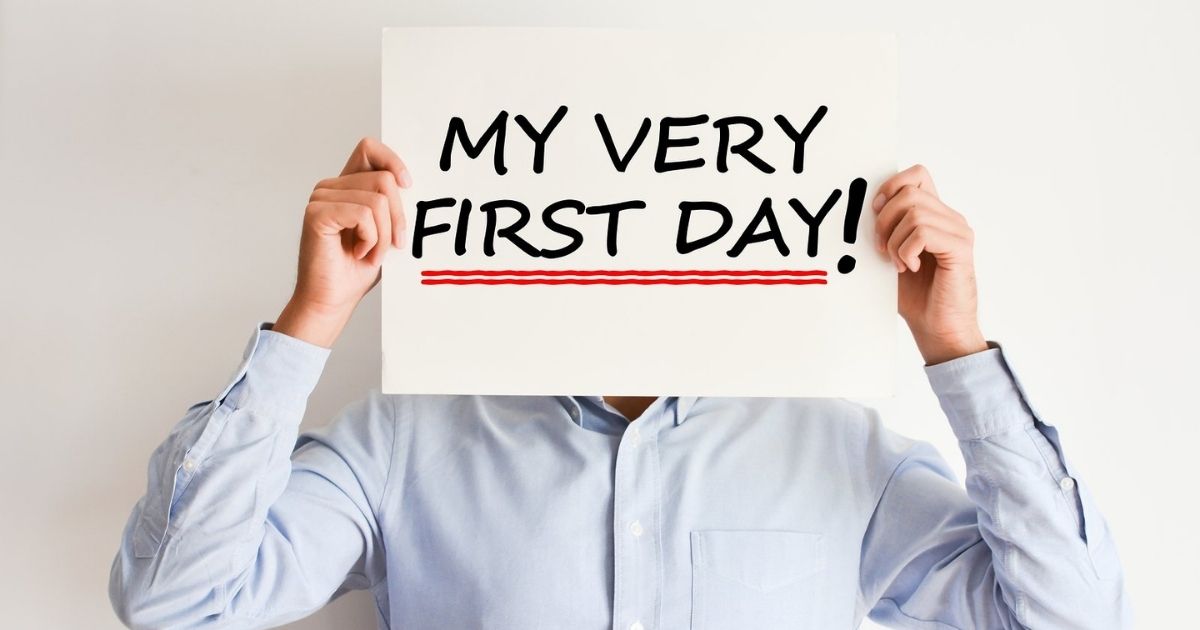 primer día de trabajo