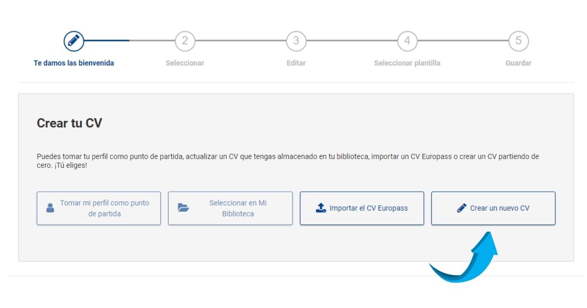 crear CV EUropass