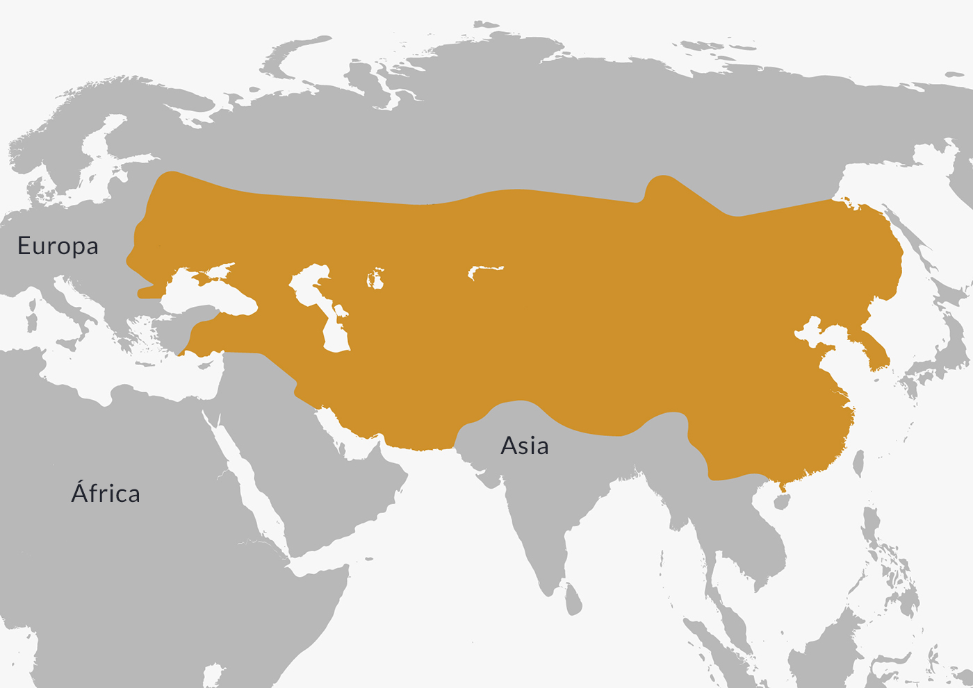 imperio mongol: mapa